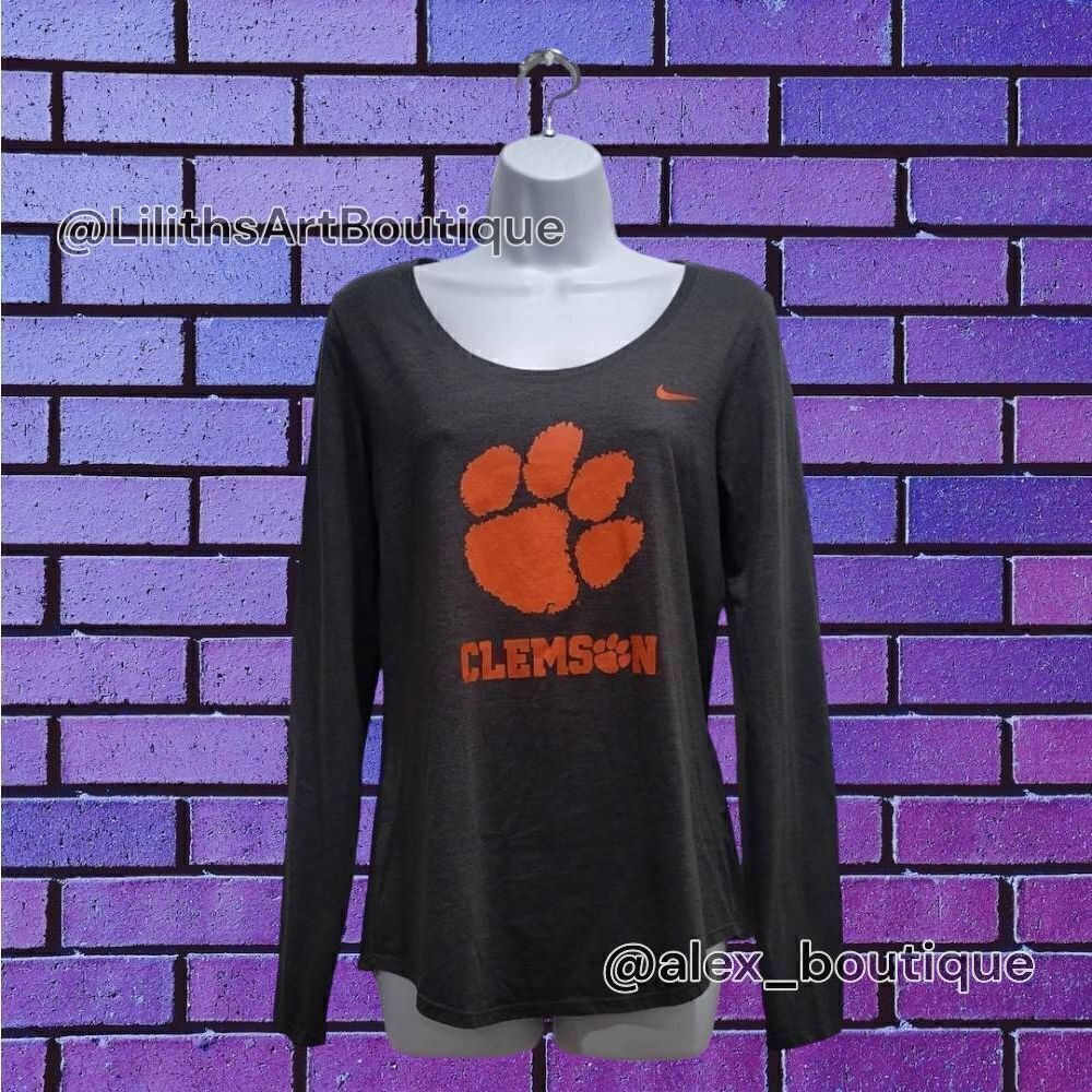 Nike Clemson Tee(K029)-Size S for Women